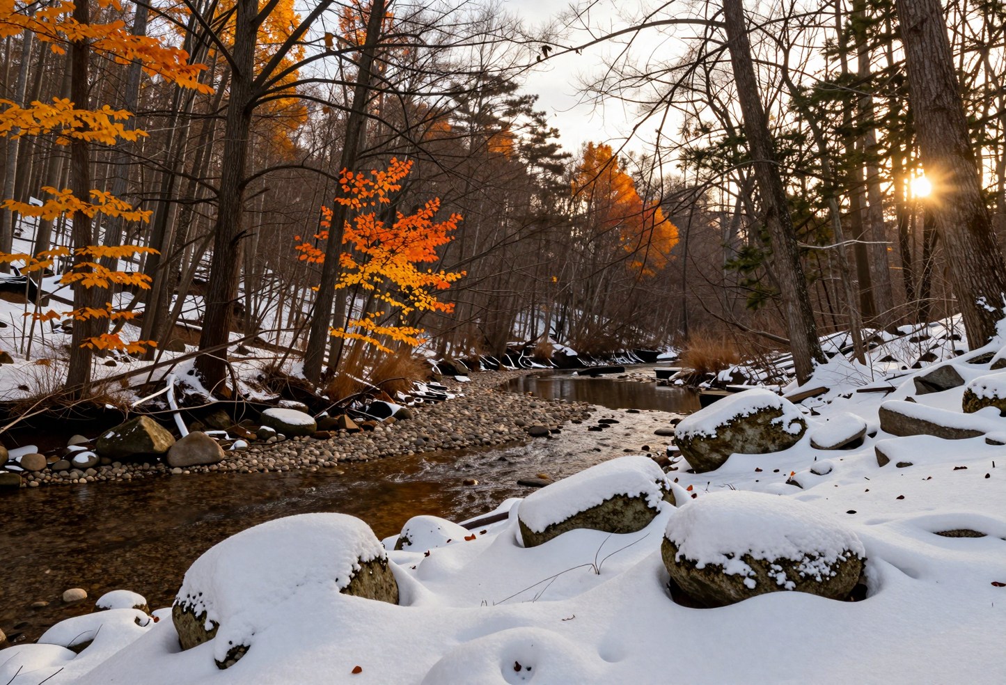 Whitetail Buck 'Winter Scene' Digital Taxidermy Canvas | 20x24 to 40x60 Canvas Sizes | Free Digital Download