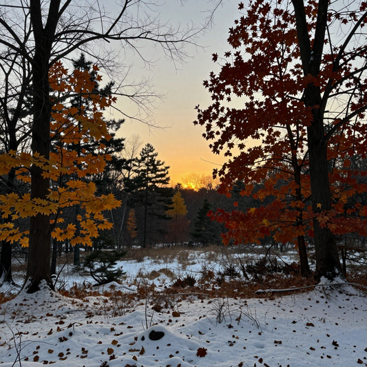 Whitetail Buck 'Winter Scene' Digital Taxidermy Canvas | 20x24 to 40x60 Canvas Sizes | Free Digital Download