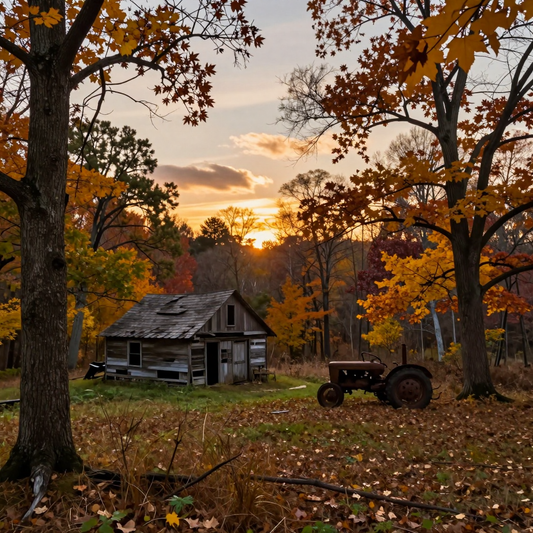 Whitetail Buck 'Autumn Scene' Digital Taxidermy Canvas | 20x24 to 40x60 Canvas | Free Digital Download Included