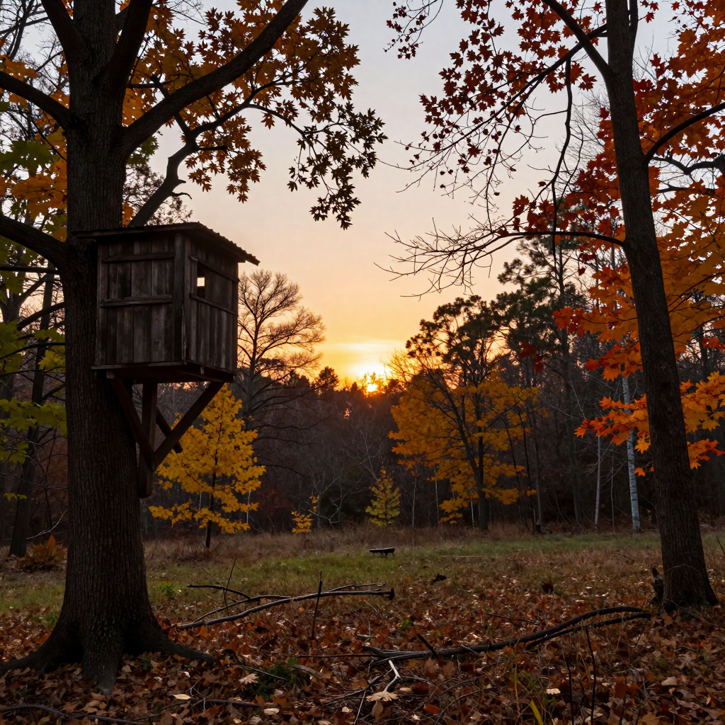 Whitetail Buck 'Autumn Scene' Digital Taxidermy Canvas | 20x24 to 40x60 Canvas | Free Digital Download Included