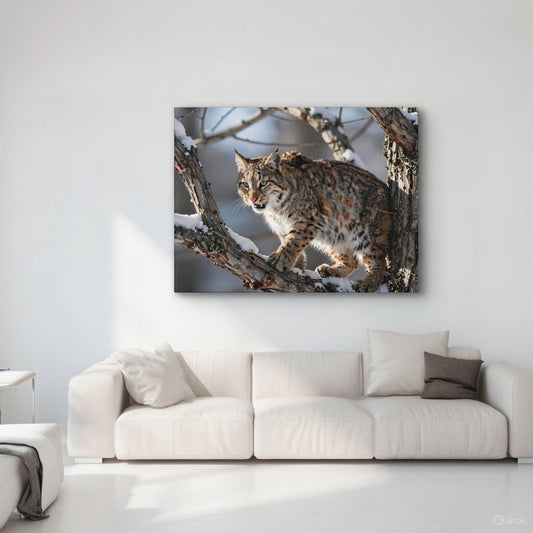 Morning Prowl – Bobcat Limited Edition Canvas Print (Edition of 25)