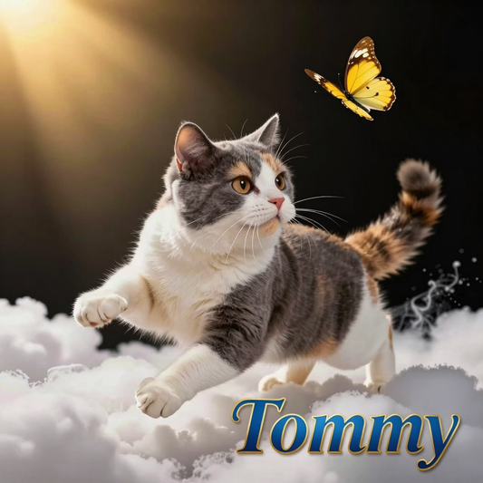 Custom Digital Pet Memorial Canvas – Gallery-Quality Lifelike Tribute from Your Photo (20x24 to 40x60) | Free Digital Download Included | Free Shipping